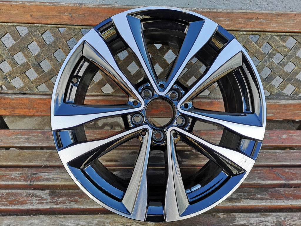 1x Alufelge 18 Zoll 7.5" 5x112 49ET Glanz Schwarz A1774012700 Mercedes-Benz FEL3663487031rj