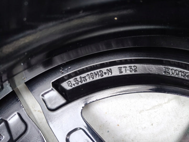 1x Alufelge 18 Zoll 8.5" 5x112 52ET Glanz Schwarz A206011800 Mercedes-Benz W206 FEL5703125243ca