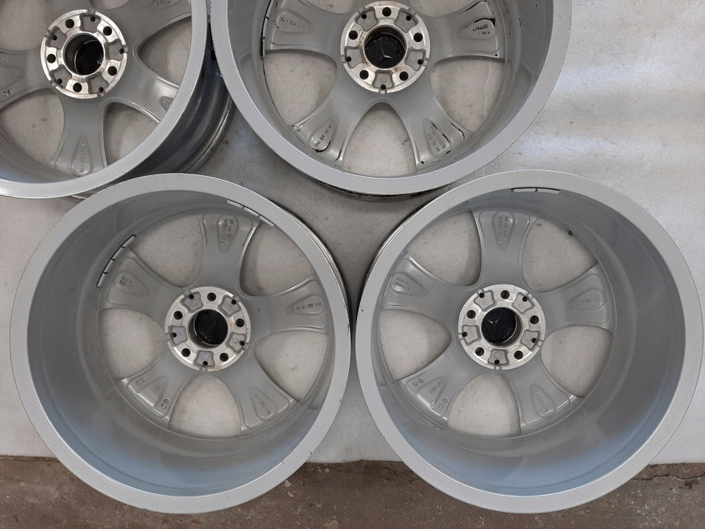 4x Alufelge 18 Zoll 8.0" 5x112 38ET Glanz Silber A2534010800 Mercedes-Benz Glc