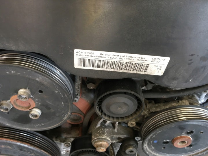 Motor Audi VW I CAM CAMA 2.7 TDI 163PS Diesel Engine Komplett MOT1018307813ef