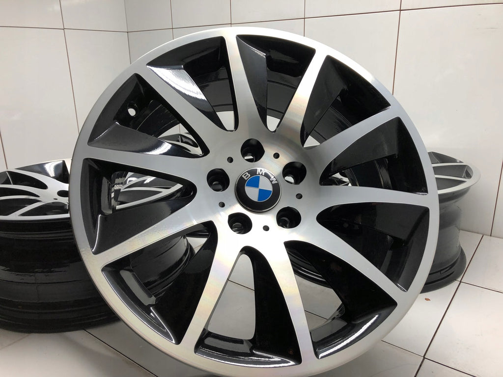 4x Alufelge 18 Zoll 8.0" 5x120 30ET Glanz Silber 6790173 BMW F11 F10 Rim Wheel