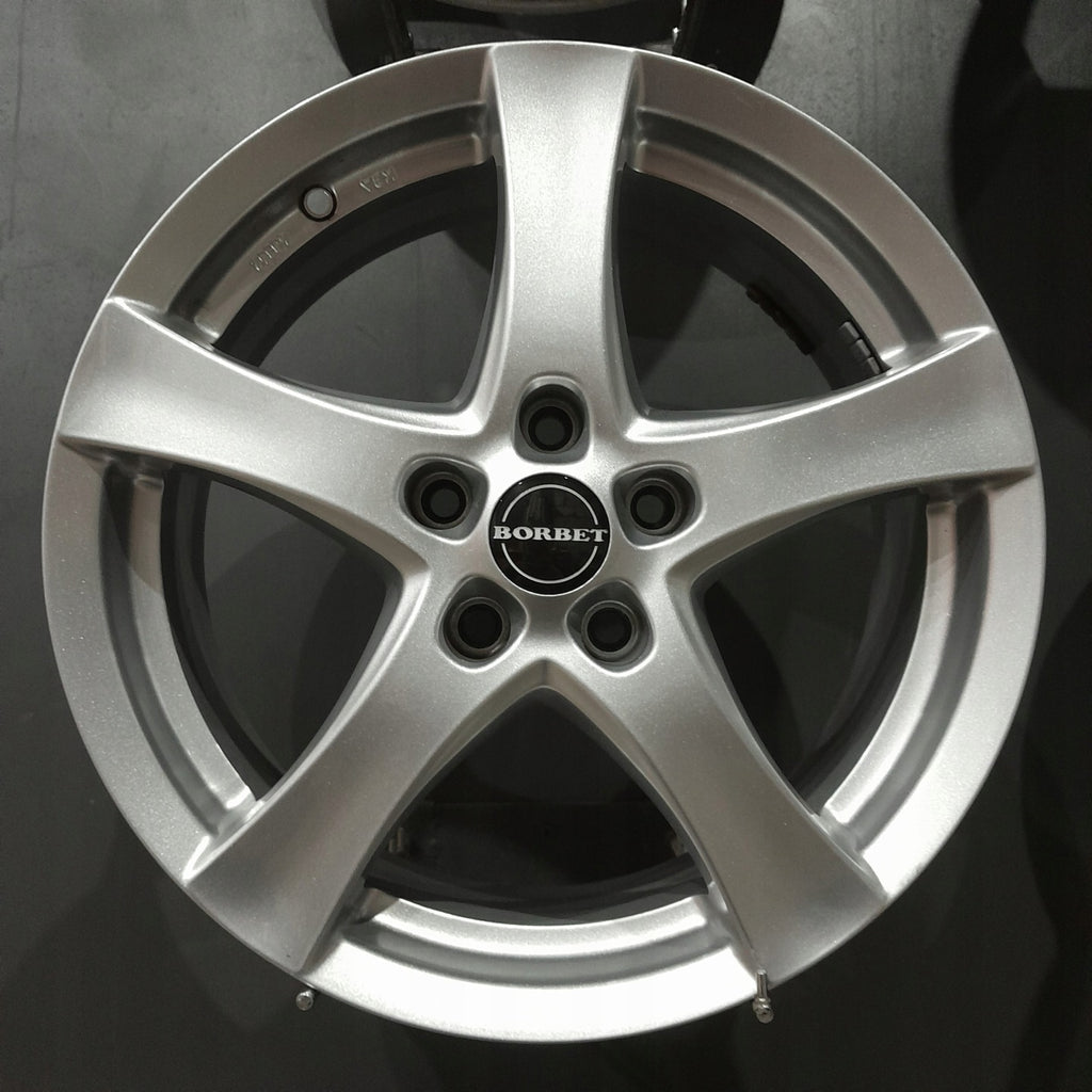 4x Alufelge 17 Zoll 7.0" 5x112 48ET Silber Seat Leon Golf VII II I Rim Wheel FEL9611321584ul