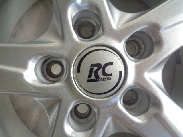4x Alufelge 16 Zoll 6.0" 5x112 43ET Glanz Silber Rim Wheel FEL6036442867gz