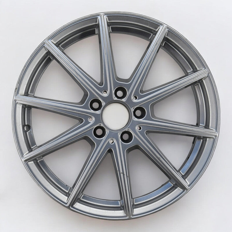 1x Alufelge 18 Zoll 7.5" 5x112 52,5ET Glanz Silber A1674010000 Mercedes-Benz