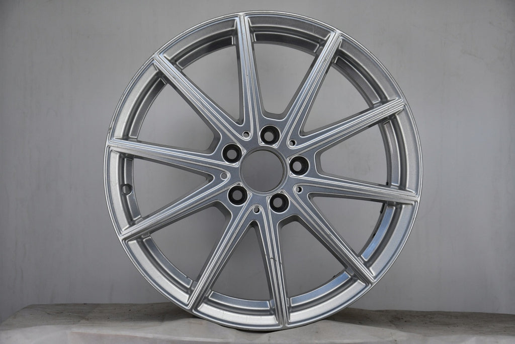 1x Alufelge 18 Zoll 7.5" 5x112 52,5ET Glanz Silber A1674010000 Mercedes-Benz