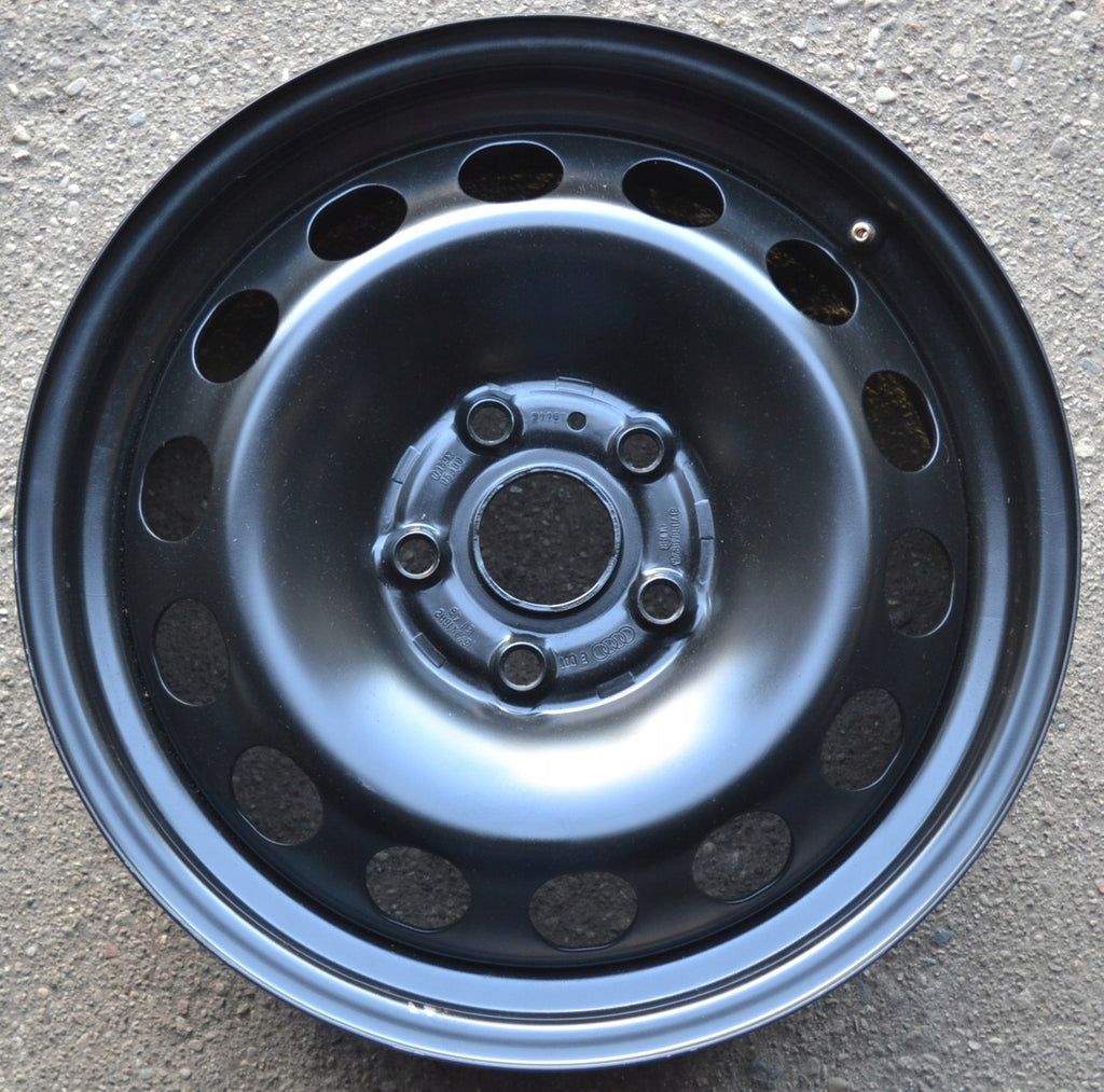 1x Alufelge 16 Zoll 6.5" 5x112 43ET Glanz Schwarz 8V0601027 Audi Rim Wheel