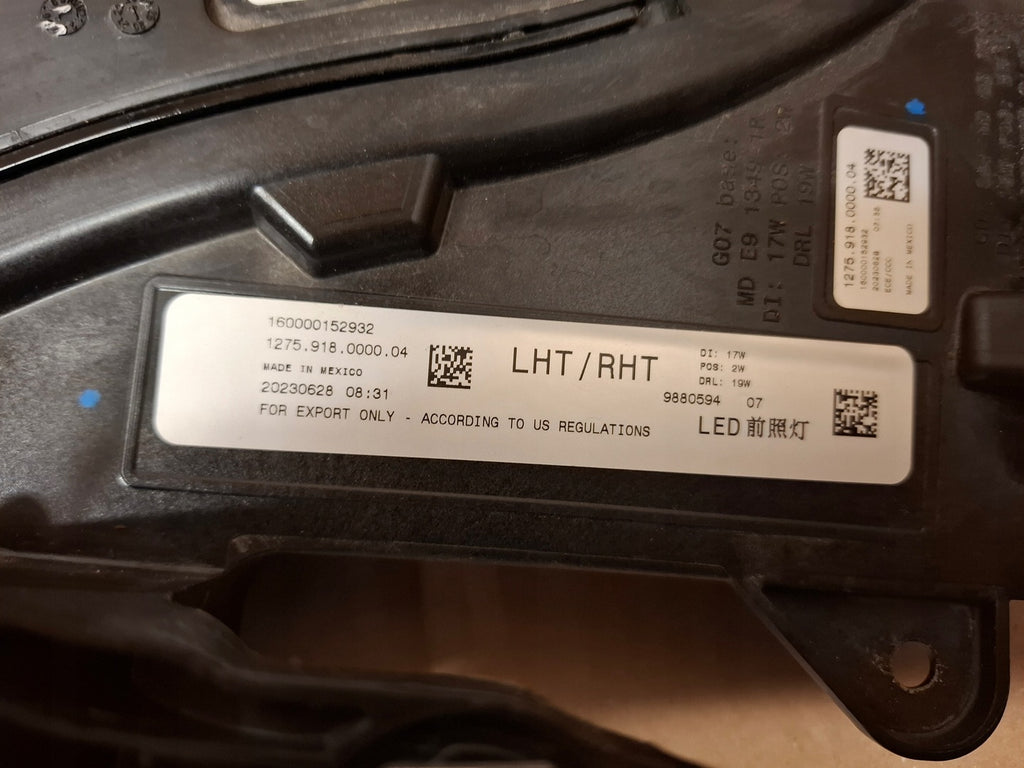 Frontscheinwerfer BMW X7 G07 988059407 Full LED Rechts Scheinwerfer Headlight SCH8757890763gf