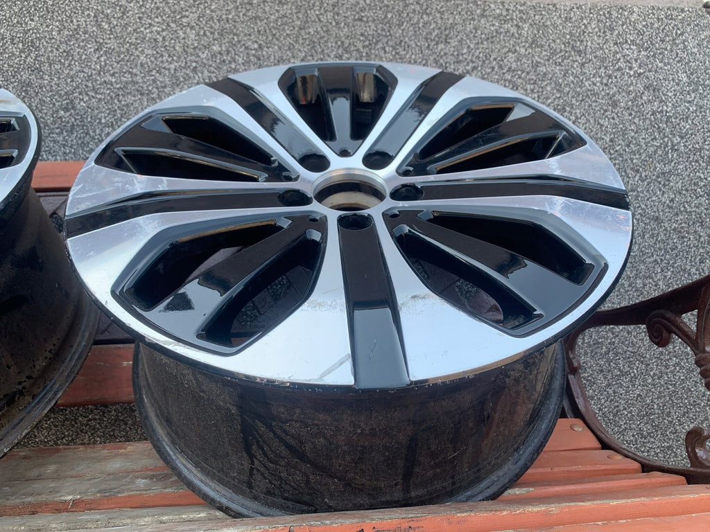 1x Alufelge 18 Zoll 8.0" 5x112 38ET Glanz Schwarz A2534014600 Mercedes-Benz Glc