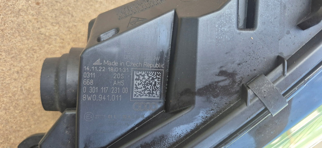 Frontscheinwerfer Audi A4 B9 8W0941011 Full LED Links Scheinwerfer Headlight