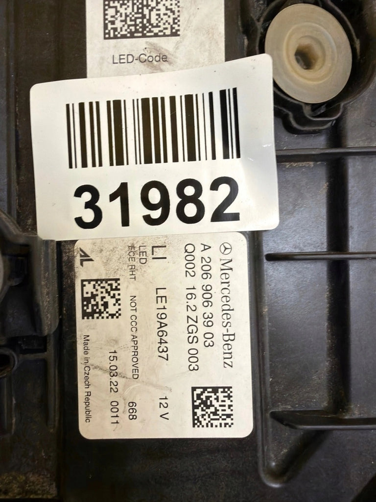 Frontscheinwerfer Mercedes-Benz W206 A2069063903 LED Links Headlight SCH5256039755xz