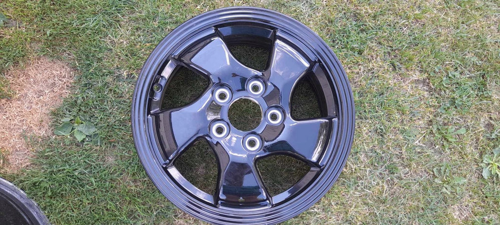 1x Alufelge 15 Zoll 6.0" 5x114.3 46ET Glanz Schwarz 52910-G2100 Hyundai I30 Ceed