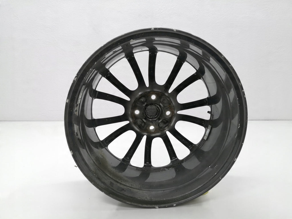 1x Alufelge 17 Zoll 7.0" 4x100 44ET Glanz Schwarz Opel Corsa E D Rim Wheel