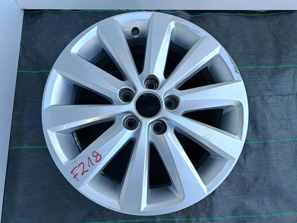 1x Alufelge 15 Zoll 5.5" 5x100 40ET 6F0601025G Seat Rim Wheel