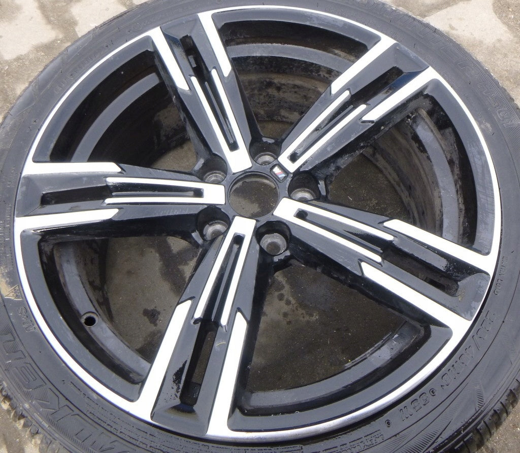 1x Alufelge 18 Zoll 7.5" 5x112 25ET Glanz Schwarz 8746631 BMW 3 G20 Rim Wheel FEL1297010418mz