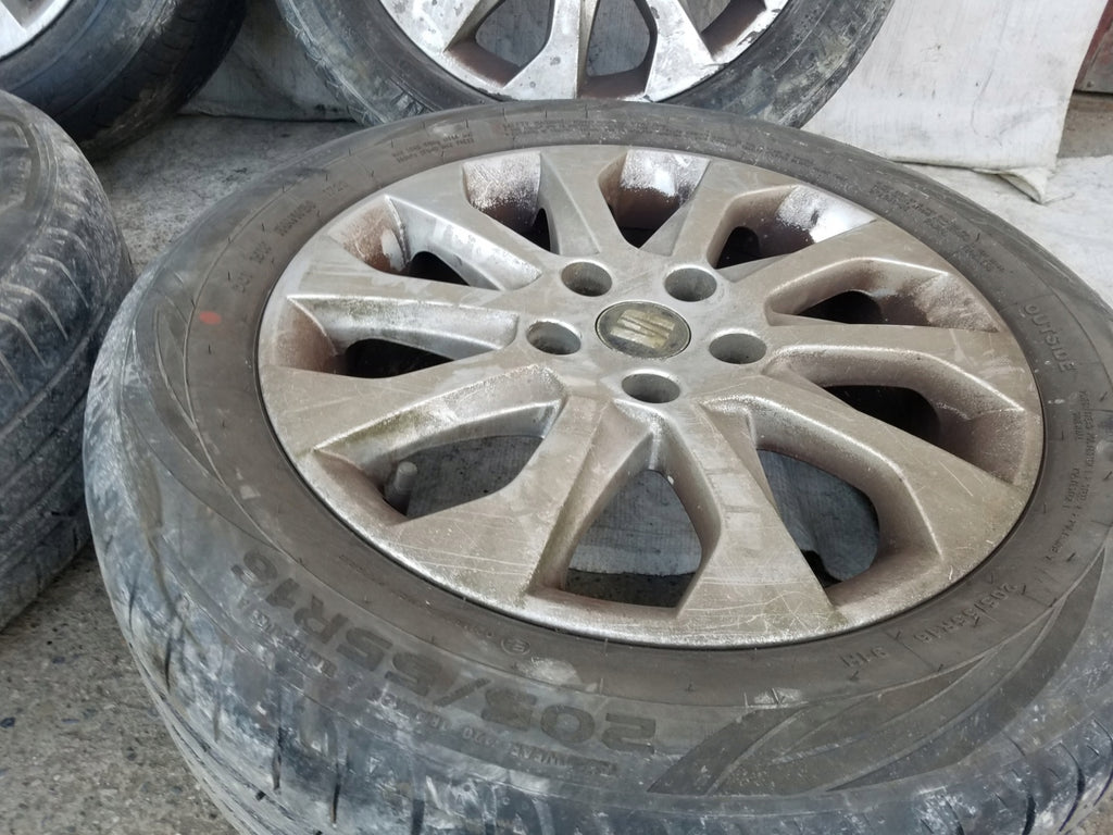 4x Alufelge 16 Zoll 6.5" 5x112 46ET 5F0601025A Seat Leon Rim Wheel FEL3438404976fn
