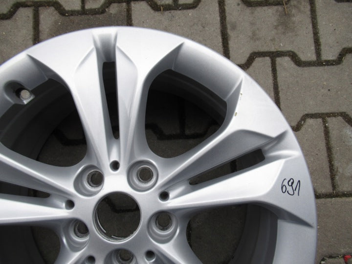 1x Alufelge 17 Zoll 7.5" 5x112 52ET Glanz Silber 6856065 BMW F39 X1 F48 FEL4367731633dr