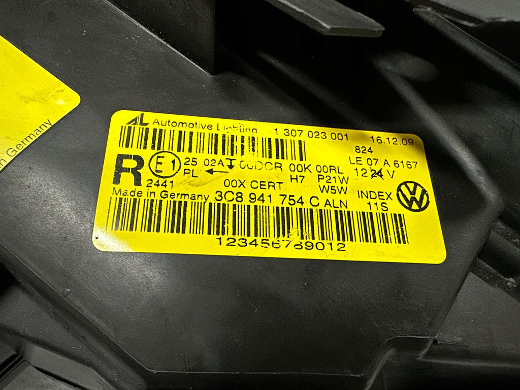 Frontscheinwerfer VW Passat Cc 3C89941754C Xenon Rechts Scheinwerfer Headlight SCH1403484376ro