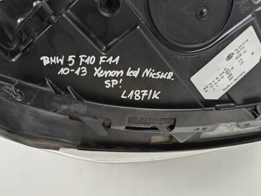 Frontscheinwerfer BMW 5 F11 F10 1EL010131-52 LED Rechts Scheinwerfer Headlight SCH7416381891gm