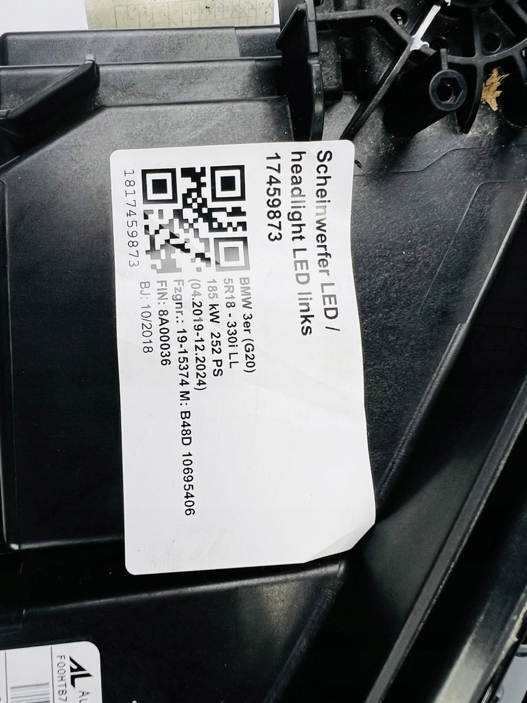 Frontscheinwerfer BMW G20 9481713 9481714 LED Vorderseite Scheinwerfer Headlight