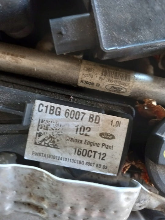 Motor Ford B-Max SFJB 1.0 100PS 74kW 105TKm 2013 Benzin Engine Unkomplett MOT5173531656tw