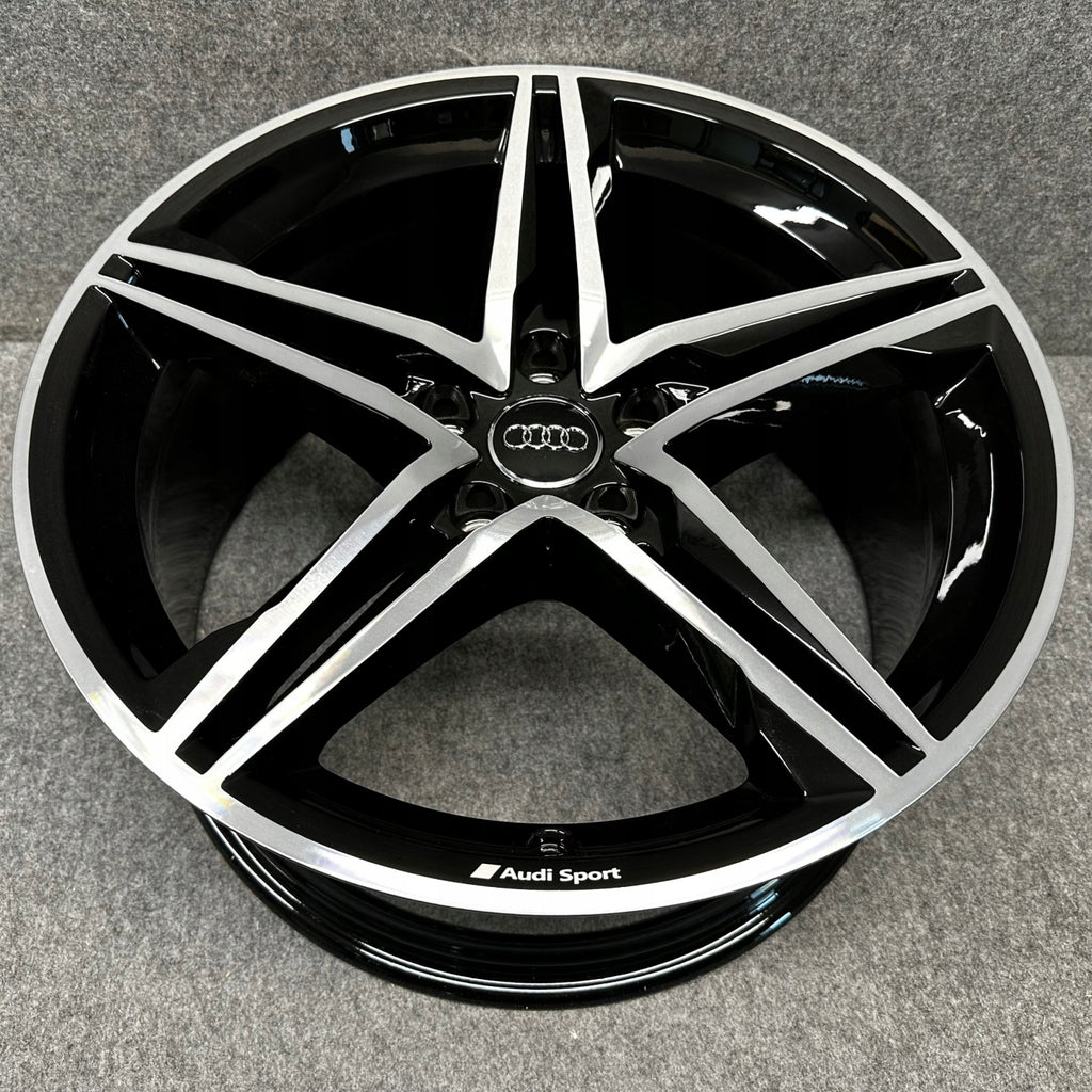 4x Alufelge 18 Zoll 8.5" 5x112 29ET Glanz Silber 8W0601025 Audi A4 Rim Wheel FEL1144485236av