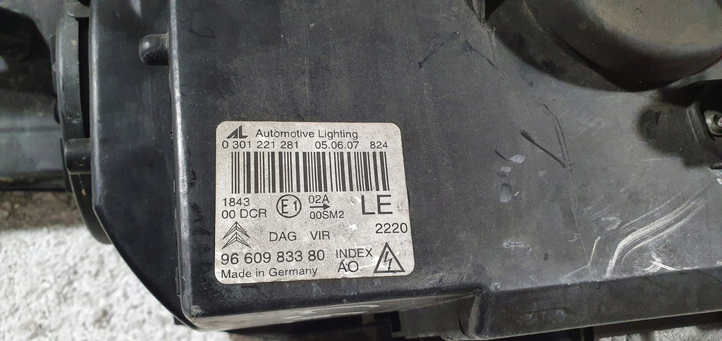 Frontscheinwerfer Citroën C6 9660983380 Xenon Links Scheinwerfer Headlight