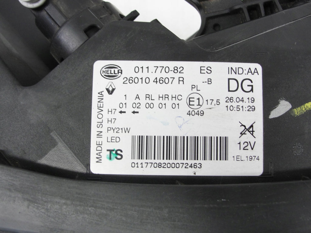Frontscheinwerfer Renault Kadjar 260104607R LED Rechts Scheinwerfer Headlight SCH9814690292tb