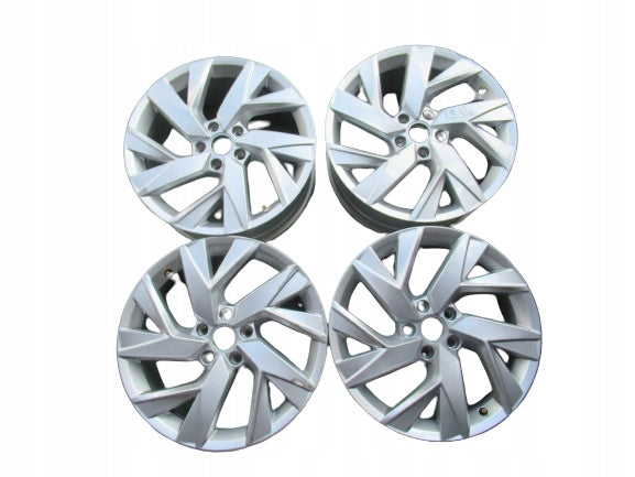 4x Alufelge 18 Zoll 7.0" 5x112 43ET Glanz Silber 5NA601025 VW Tiguan Rim Wheel FEL5497389489ku