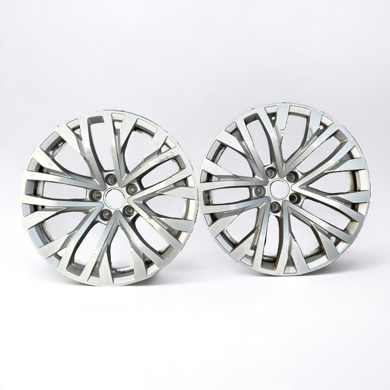 1x Alufelge 18 Zoll 8.0" 5x112 25ET Glanz Silber 760601025A VW Touareg Rim Wheel