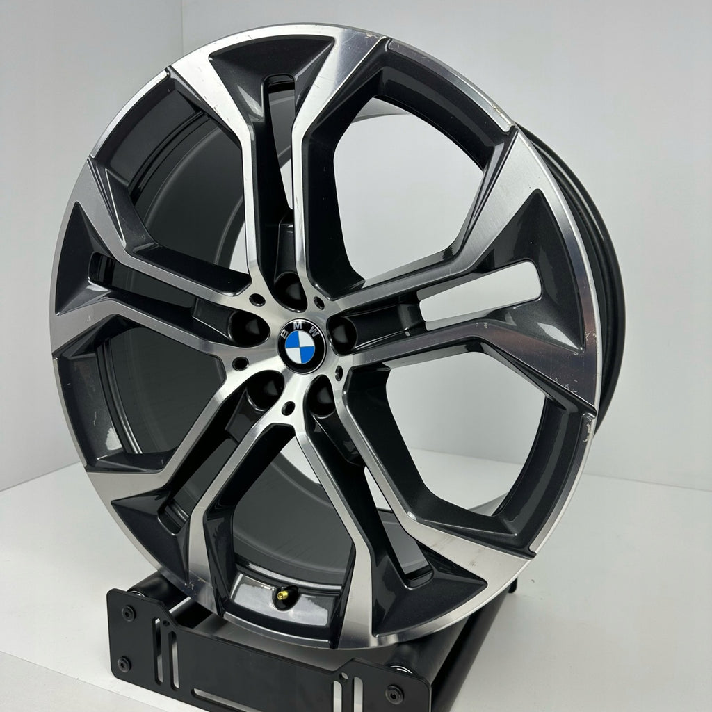 1x Alufelge 21 Zoll 10.5" 5x112 43ET Glanz Graphit 6885460 BMW G05 G06 Mg FEL2930447179xc