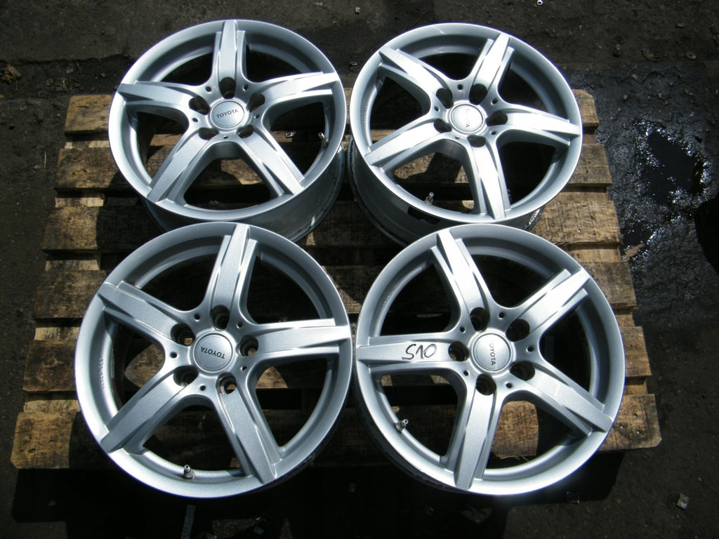 4x Alufelge 16 Zoll 6.5" 5x114.3 39ET Toyota Corolla Avensis Rav 4 I Rim Wheel FEL4984646794op