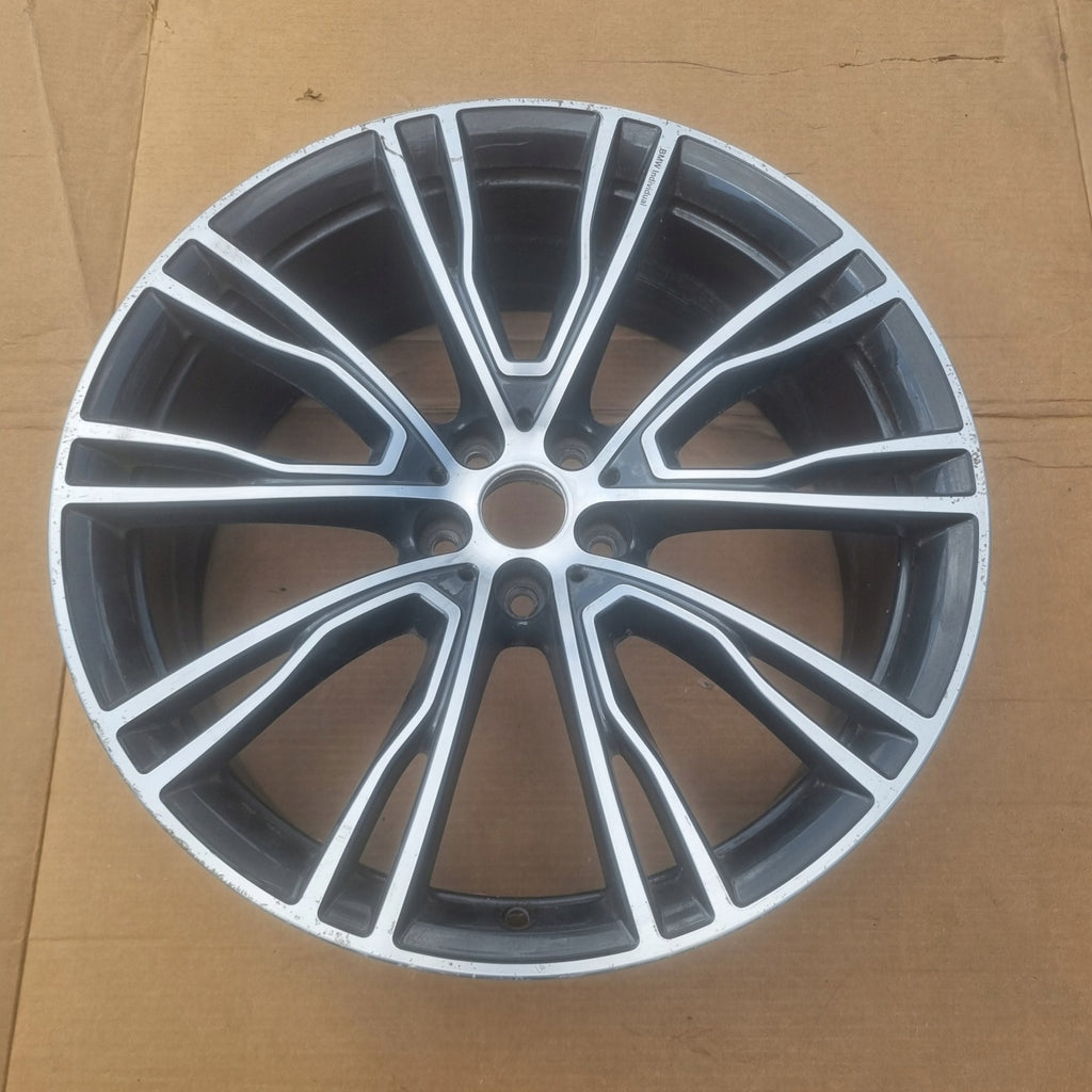 1x Alufelge 21 Zoll 8.0" 5x112 30ET Glanz Graphit 8043670 BMW X3 G01 G02 Mg FEL7087633631ue