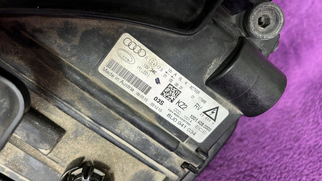 Frontscheinwerfer Audi Q3 8U0941034 8U09410348U0941034 Full LED Rechts Headlight