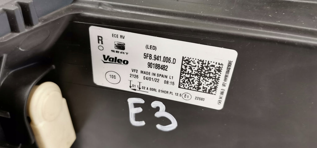 Frontscheinwerfer Seat Leon 5FB941006D LED Rechts Scheinwerfer Headlight