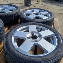 Laden Sie das Bild in den Galerie-Viewer, 4x Alufelge 15 Zoll 6.0" 4x108 52 5ET Silber Ford Fiesta I Rim Wheel FEL8828153407ho