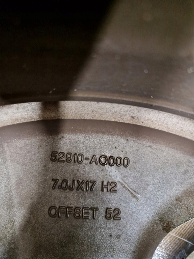 1x Alufelge 17 Zoll 7.0" 5x114.3 52ET 52910-AO000 Kia Niro Rim Wheel FEL3333302954er
