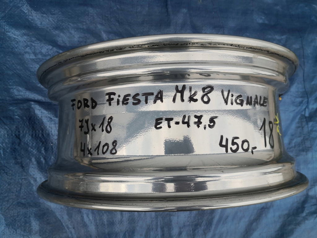 1x Alufelge 18 Zoll 7.0" 4x108 47ET H1BC-1007-E1A Ford Fiesta Rim Wheel FEL3673368801zx