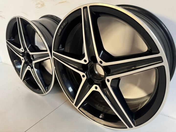 1x Alufelge 18 Zoll 7.5" 5x112 33ET A2054014800 Mercedes-Benz W205 A205 FEL6262395476ly