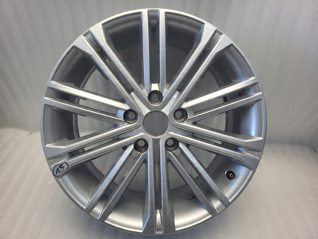 1x Alufelge 17 Zoll 7.0" 5x112 49ET Glanz Grau 5F0601025 Seat Leon Rim Wheel