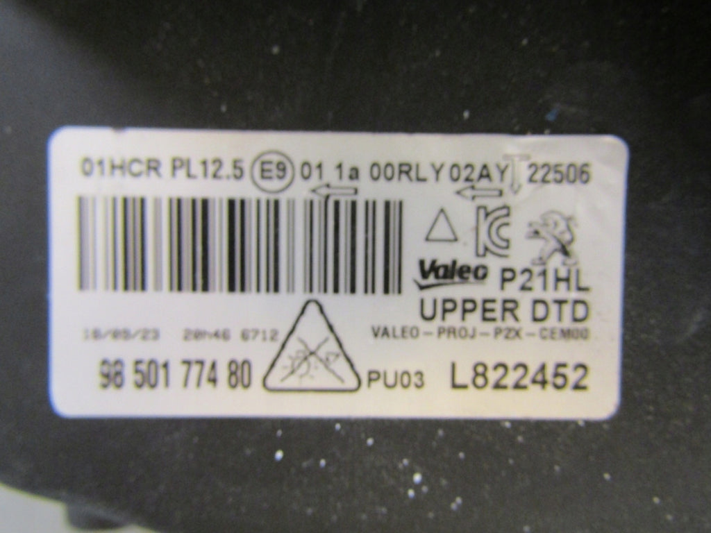 Frontscheinwerfer Peugeot 208 II 9850177480 Full LED Rechts Headlight