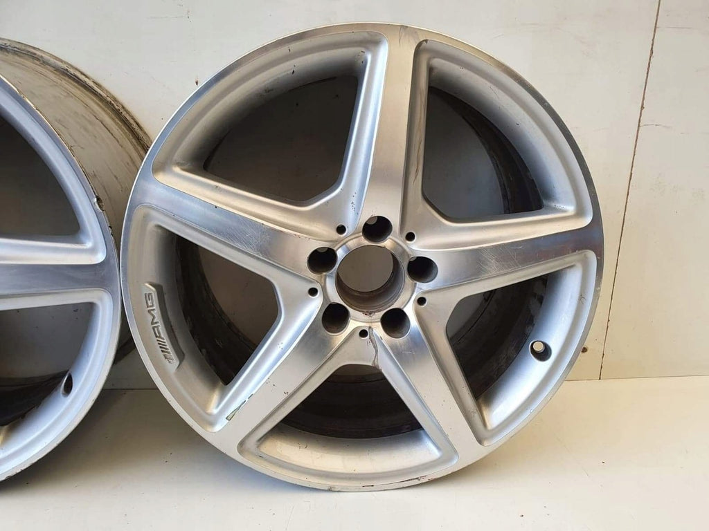 1x Alufelge 18 Zoll 9.5" 5x112 A2184011502 Mercedes-Benz Cls Amg Rim Wheel