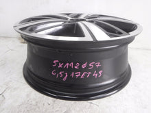 Load image into Gallery viewer, 1x Alufelge 17 Zoll 6.5" 5x112 49ET Glanz Schwarz 2K7601025C VW Caddy I FEL6328533761hi