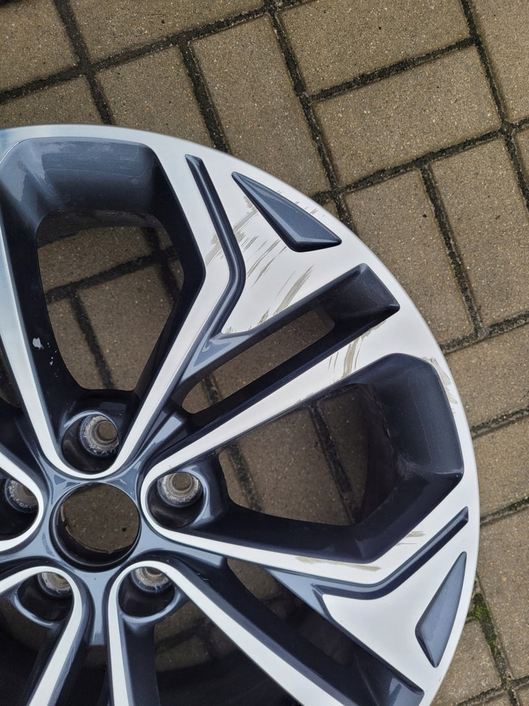 1x Alufelge 19 Zoll 8.0" 5x114.3 51ET Glanz Silber 52910-S1330 Hyundai Santa Fe FEL6773799850pe