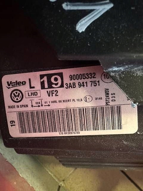 Frontscheinwerfer VW Passat B7 3AB941751 LED Ein Satz Scheinwerfer Headlight SCH5383997160jo