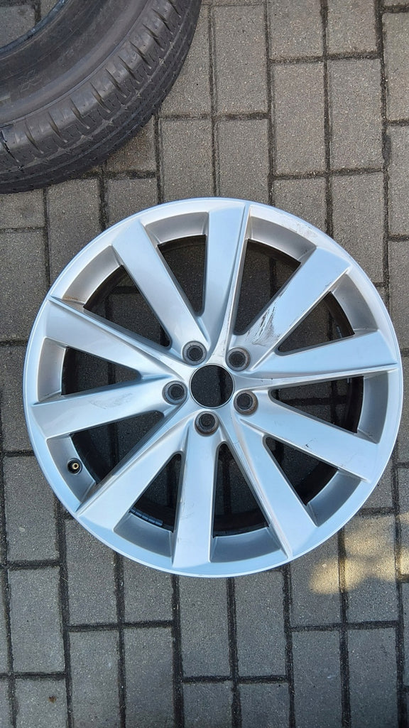 1x Alufelge 19 Zoll 8.0" 5x108 42 5ET Glanz Silber 31362276 Volvo I Rim Wheel FEL6376069201bg