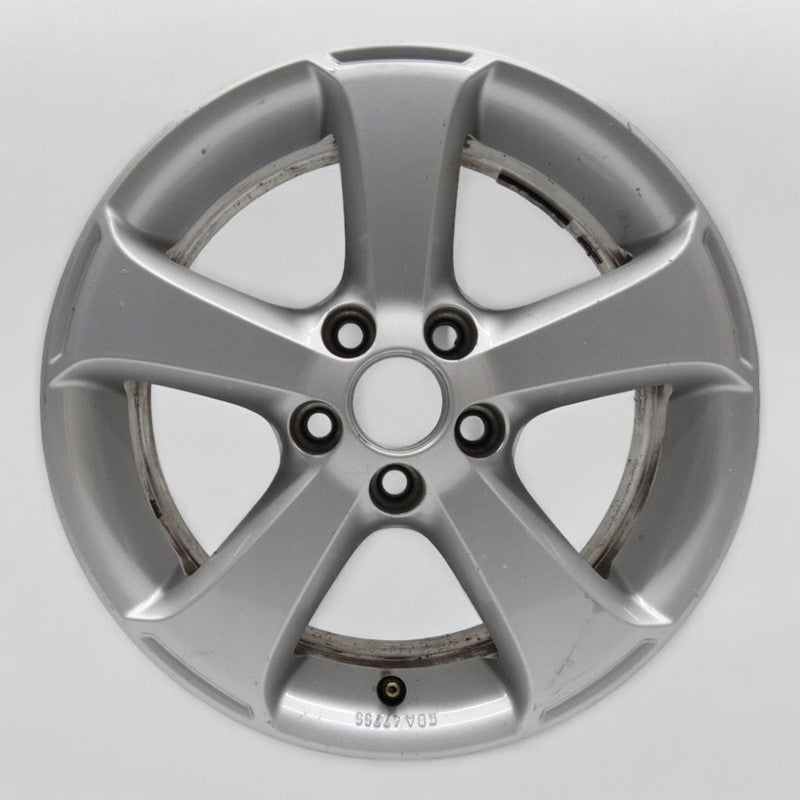 1x Alufelge 15 Zoll 6.0" 5x100 40ET Glanz Silber 6R0071495A VW Polo Rim Wheel