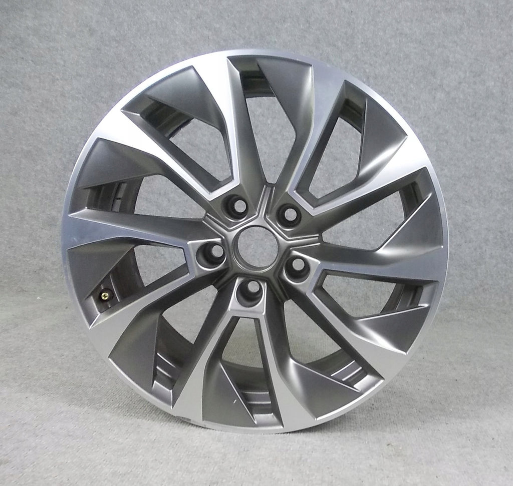 1x Alufelge 17 Zoll 7.0" 5x112 45ET Glanz Grau 57A601025AB Skoda Karoq Rim Wheel