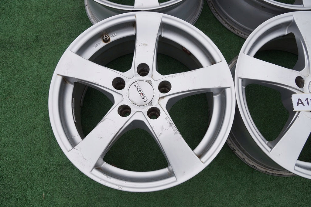 4x Alufelge 16 Zoll 6.5" 5x112 40ET Glanz Silber Audi A4 B7 B6 I Passat FEL5335482885lo