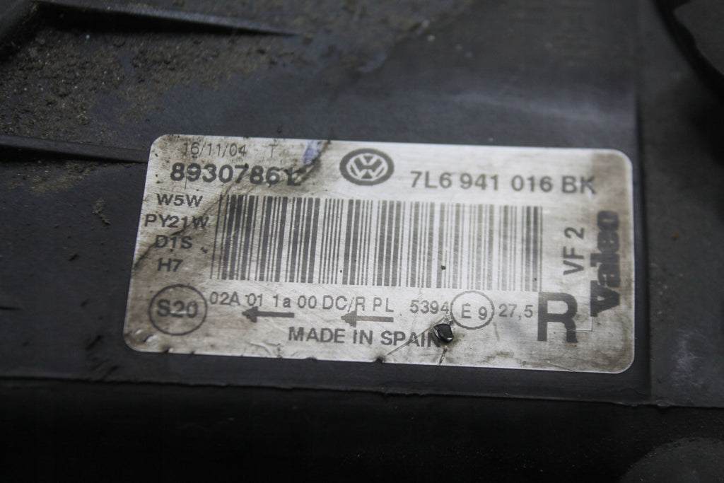 Frontscheinwerfer Porsche Touareg 89307861 Xenon Rechts Scheinwerfer Headlight SCH7922020138tz