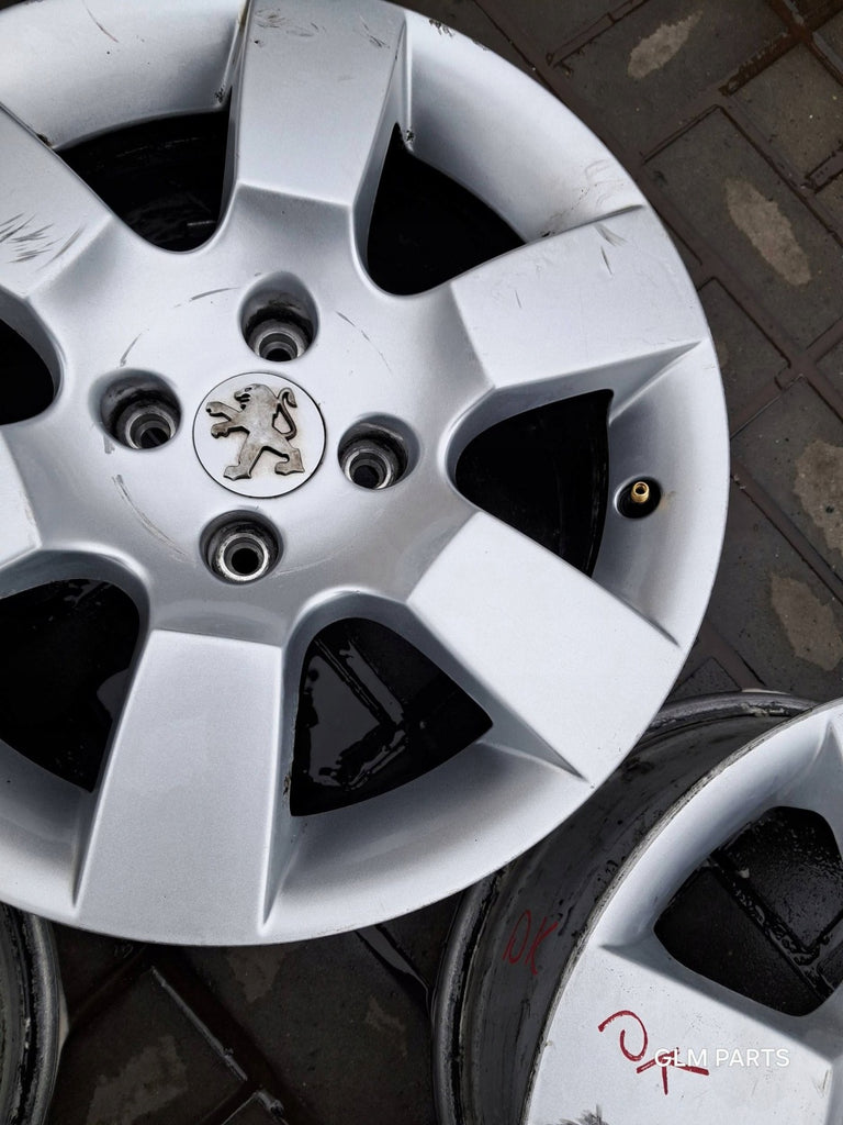 4x Alufelge 16 Zoll 7.0" 4x108 29ET Glanz Silber 9685783880 Peugeot 5008 FEL2409956595lf